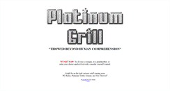 Desktop Screenshot of platinumgrill.org